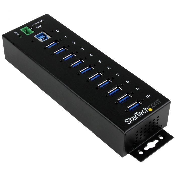 HUB Industriale USB 3.0 a 10 porte - Perno e concentratore USB 3.0 con ESD e protezione da sovratensioni