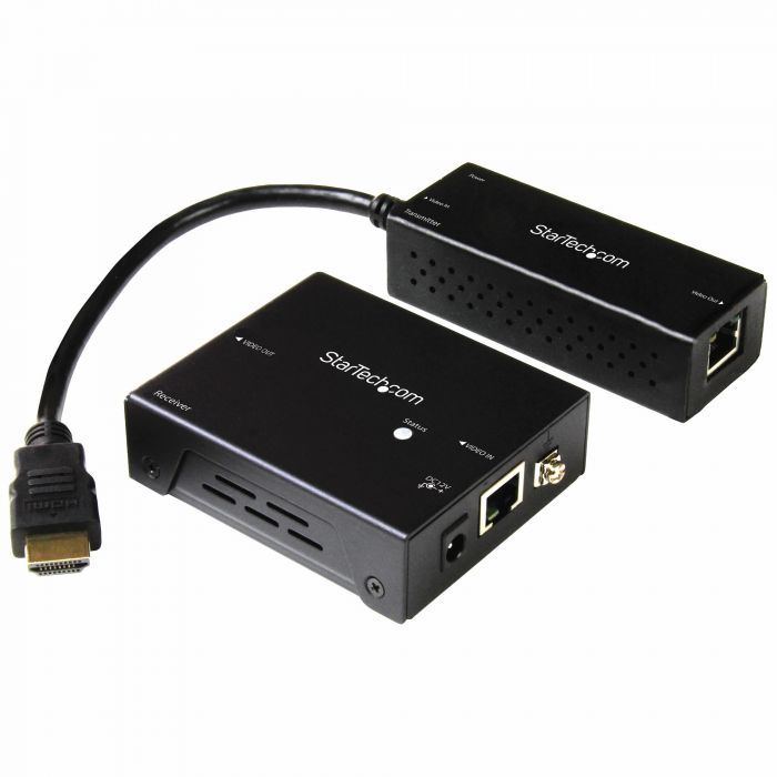 Kit Extender HDBaseT con Trasmettitore compatto - HDMI via CAT5 - fino a 4k