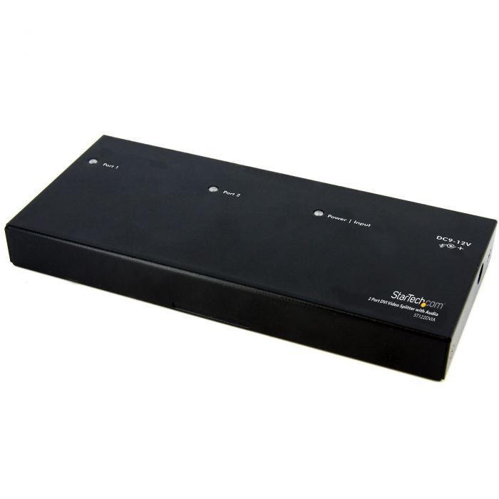 Sdoppiatore video DVI 2 porte con audio