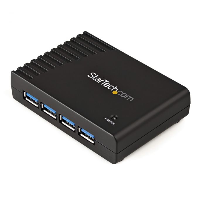 Hub a 4 porte USB 3.0 SuperSpeed, colore nero