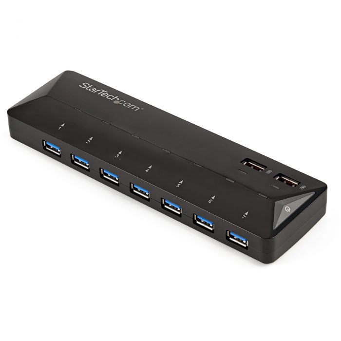 Hub USB 3.0 a 7 Porte con Porte di Ricarica Dedicate - 2 Porte x 2,4 Amp