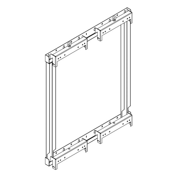 Wandhalterung für Hochformatmonitor OH75