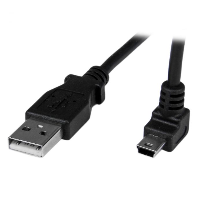 Cavo mini USB 1 m- A a Mini B con angolare verso l'alto