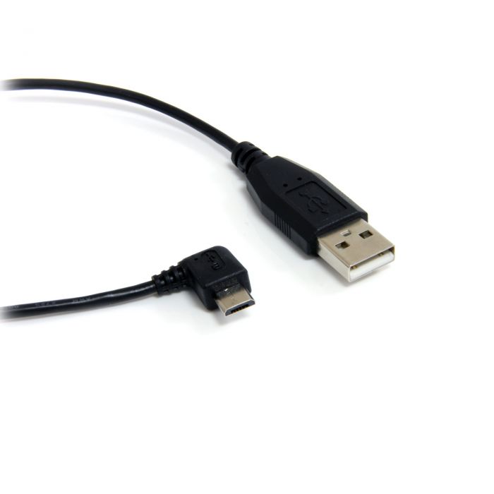 Cavo micro USB 1,8 m - A a Micro B con angolare destro