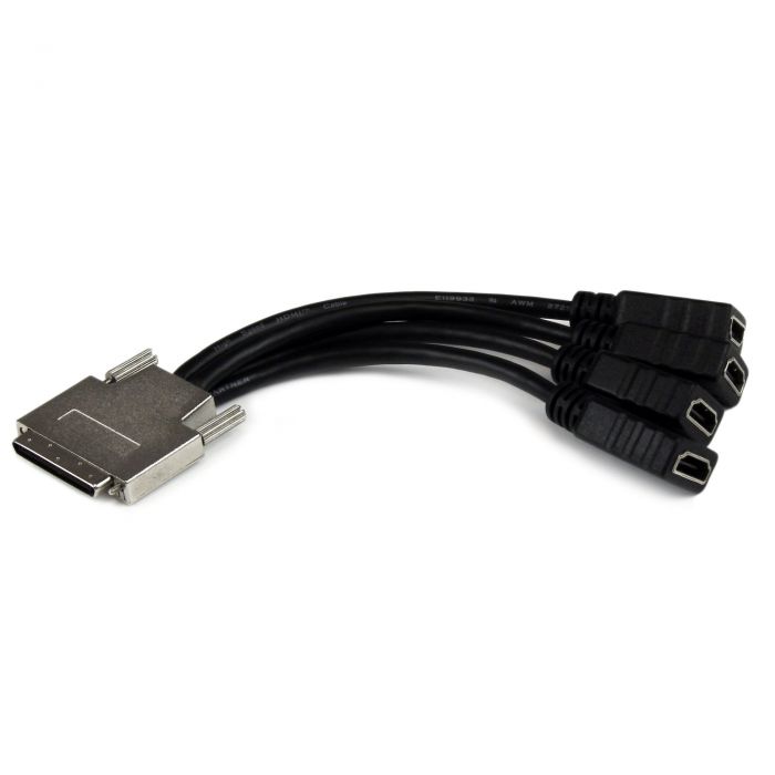 Cavo di ripartizione splitter VHDCI a quadruplo HDMI - VHDCI (M) a 4x HDMI (F)