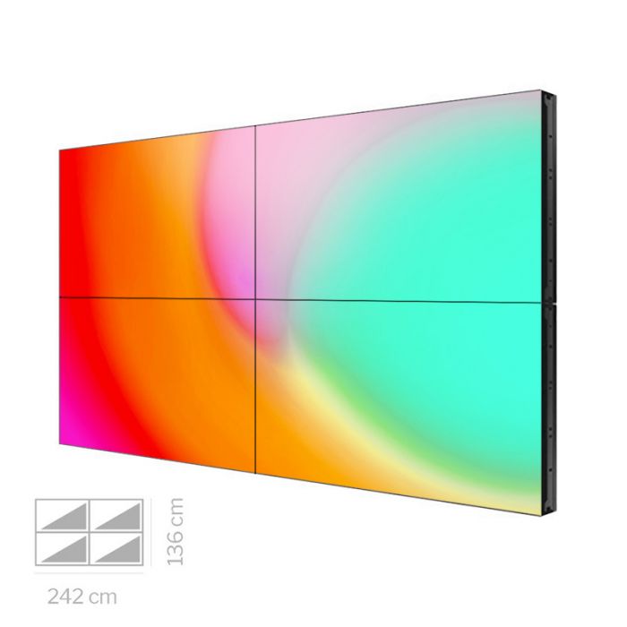 Mur vidéo Samsung 55" Mod. VH55R-R 2x2