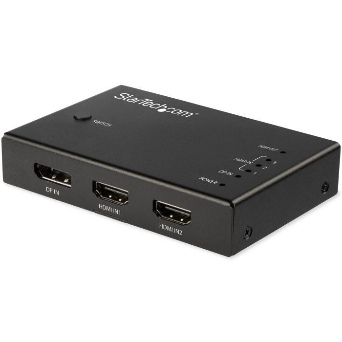 Switch Commutatore a 4 porte HDMI - 3x HDMI e 1x DisplayPort - 4K 60Hz