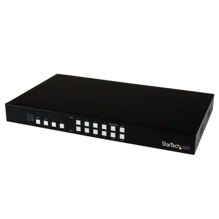 Distributore Matrice Switch HDMI 4x4 con opzione Picture and Picture (PAP) o Maxischermo - 1080p