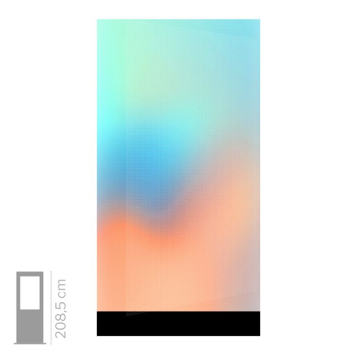 Totem multimediale Walled (108 x 208,5 cm)