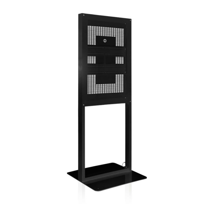 Struttura totem multimediale Window 46" da Vetrina senza monitor