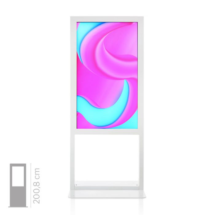 Totem multimediale Window Indoor 55" da Interno con monitor QM