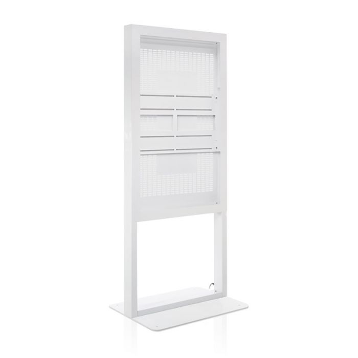 Struttura totem multimediale Window 55" da Vetrina senza monitor