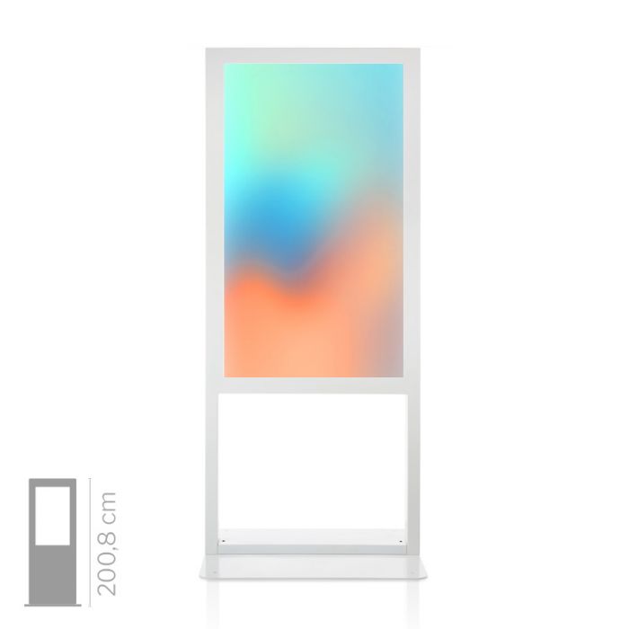 Totem multimediale Window 55" da vetrina 