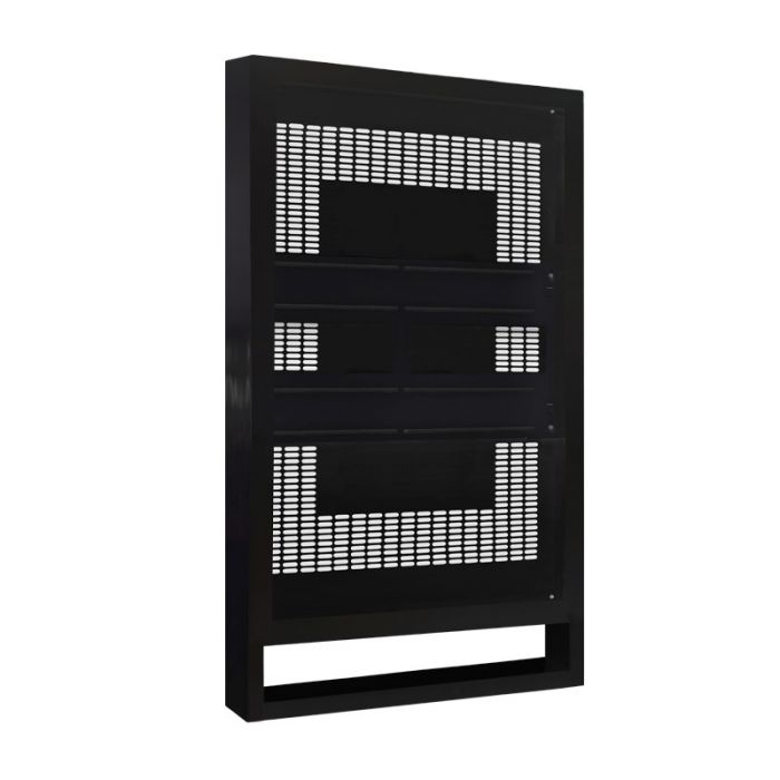 Struttura totem multimediale Window 75" senza monitor