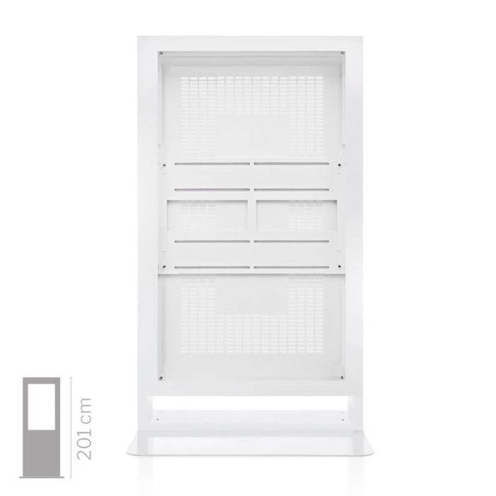 Struttura totem multimediale Window 75" senza monitor