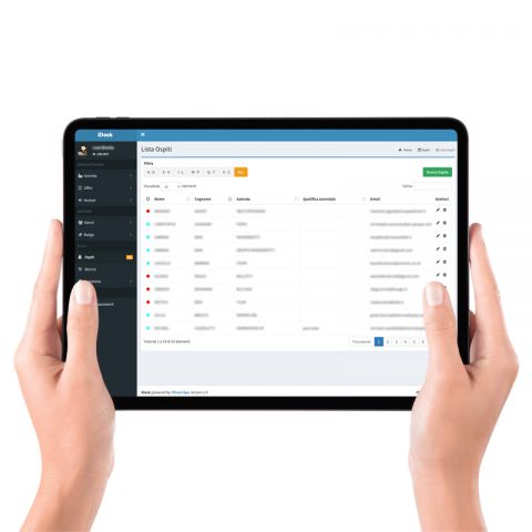 Software per la gestione accessi visitatori - abbonamento annuale