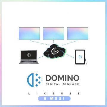 Licenza Domino Digital Signage (canone hosting - abbonamento semestrale)