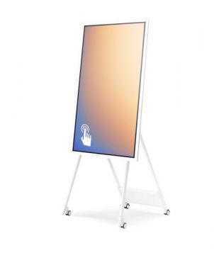 Lavagna multimediale 55" Samsung FLIP Pro completa di carrello