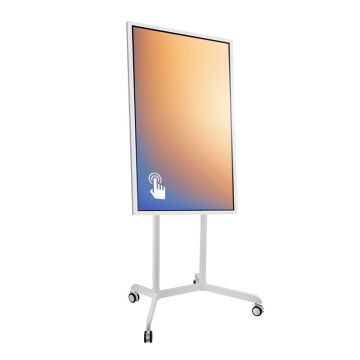 Lavagna multimediale 65" Samsung FLIP PRO completa di carrello white