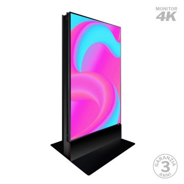 Totem multimediale T85" extra monofacciale 4K  