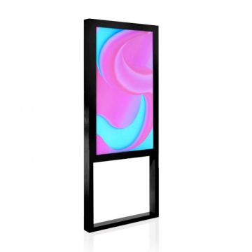 Totem multimediale Window 55" da vetrina 
