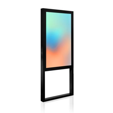 Totem multimediale Window 55" da vetrina 