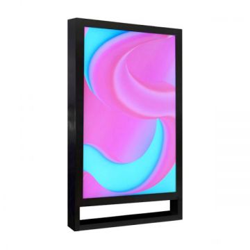 Totem multimediale Window 75" da vetrina  